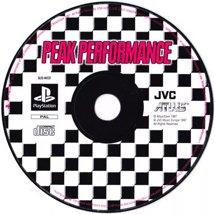 Peak Performance - PS1 spill - Retrospillkongen