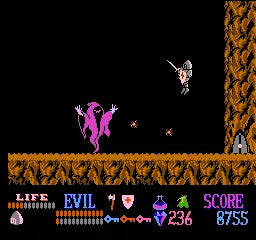 Wizards & Warriors - NES spill (I eske) - Retrospillkongen