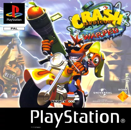 Crash Bandicoot: Warped - PS1 spill