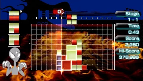 Lumines II - PSP spill - Retrospillkongen