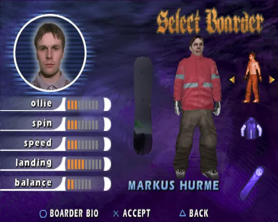 Shaun Palmer's Pro Snowboarder - PS2 spill - Retrospillkongen
