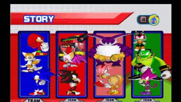 Sonic Heroes - Gamecube spill - Retrospillkongen
