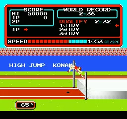 Track & Field In Barcelona - NES spill - Retrospillkongen