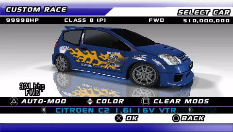 Juiced: Eliminator - PSP spill - Retrospillkongen