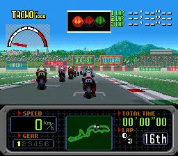 GP-1 - SNES spill - Retrospillkongen