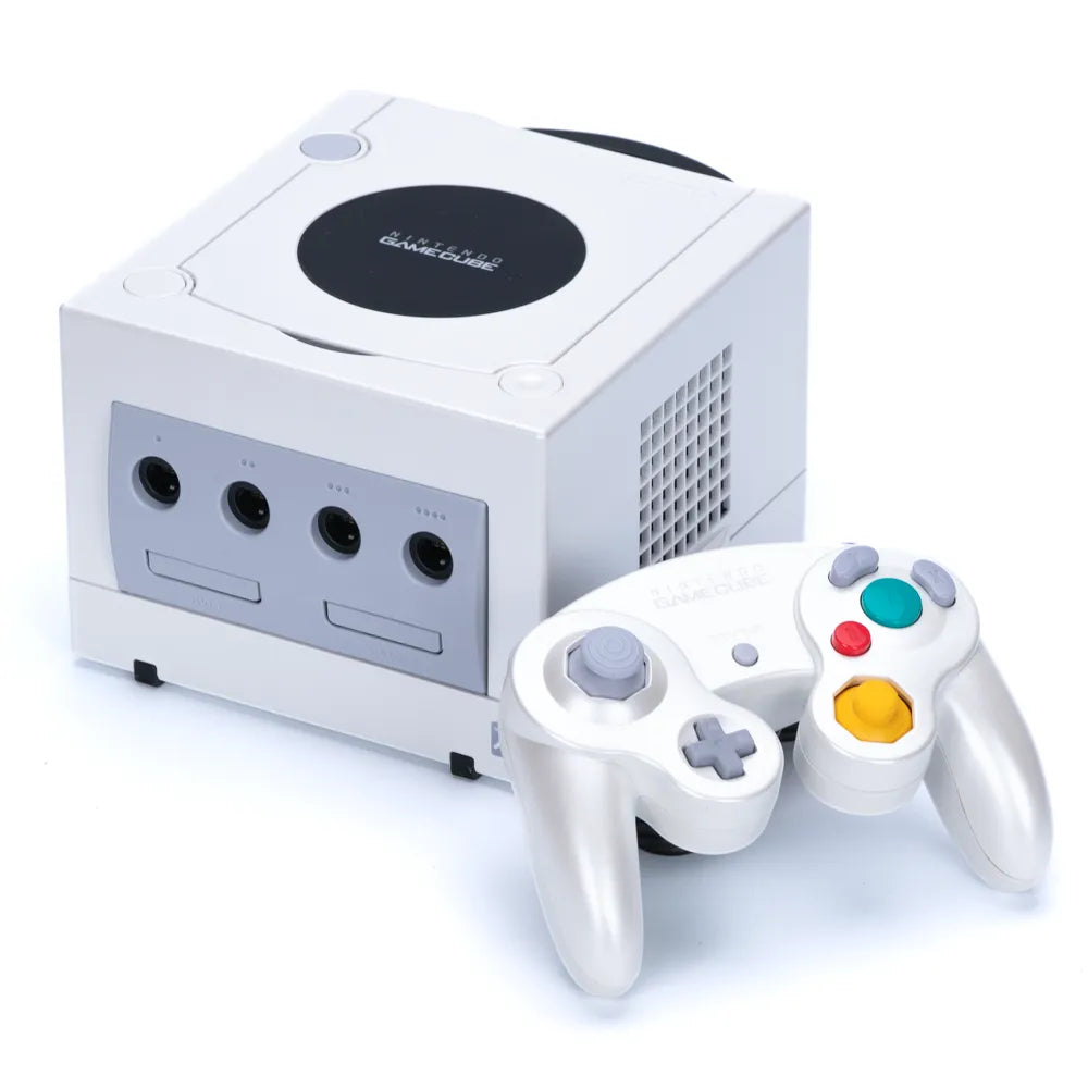 Nintendo GameCube Pearl White Konsoll i Eske - Retrospillkongen