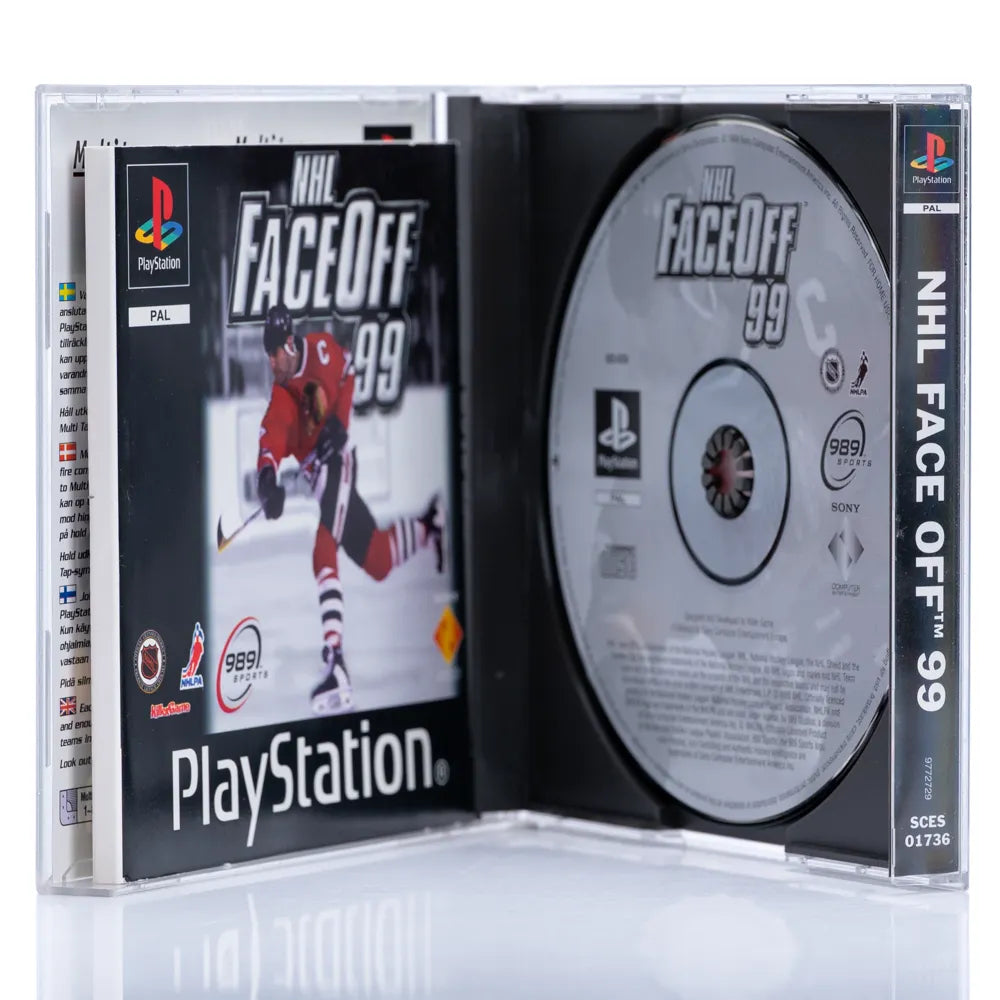 NHL FaceOff 99 - PS1 spill - Retrospillkongen