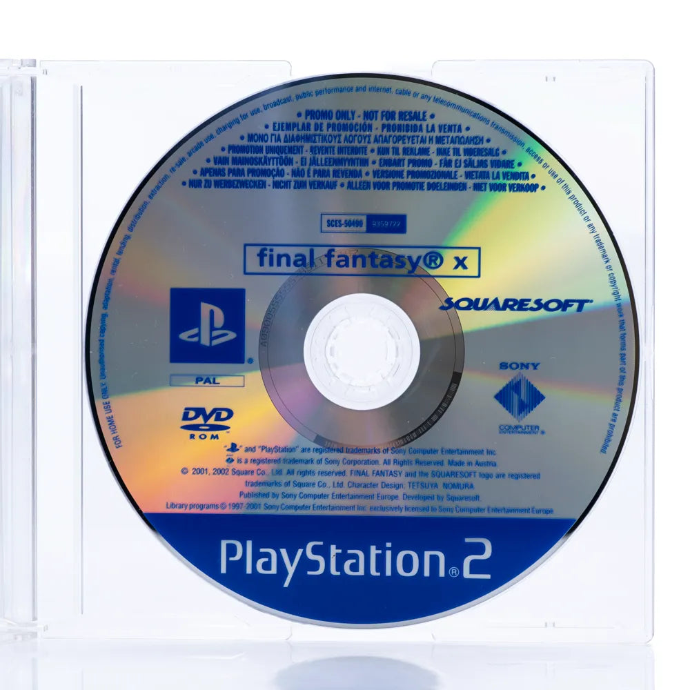 Final Fantasy X (Promo) - PS2 spill - Retrospillkongen