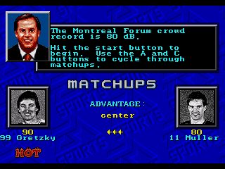 NHL Hockey 94 - SNES spill - Retrospillkongen