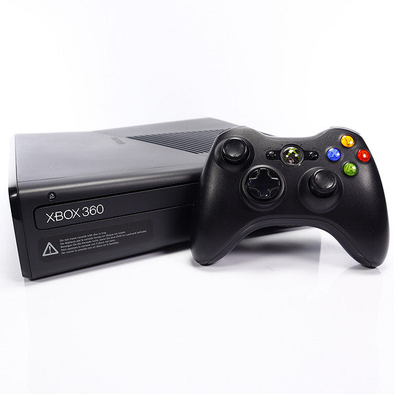 Xbox 360 Slim svart konsoll pakke 250GB - Microsoft - Retrospillkongen