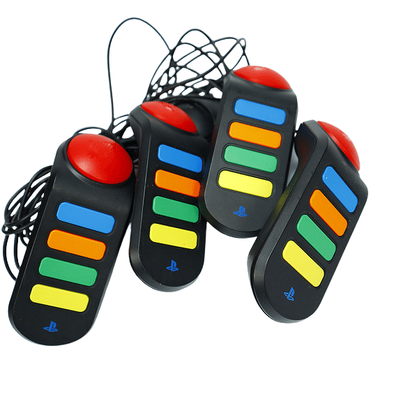 Sony PlayStation Kablet Buzz Kontrollere PS2 Retrospillkongen