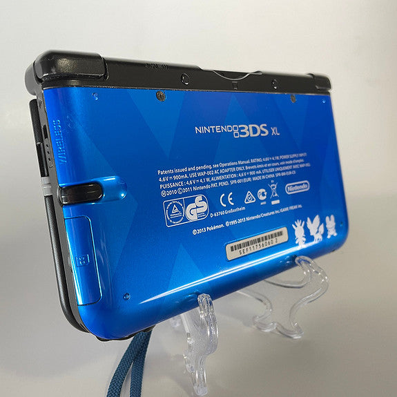 Nintendo 3DS XL Limited Edition Pokemon X and Y Blue konsoll pakke (CIB) - Retrospillkongen