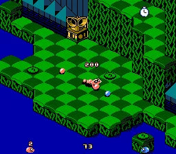 Snake Rattle N Roll - NES spill - Retrospillkongen