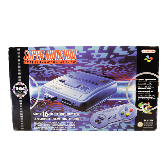 Komplett SNES konsoll pakke - Retrospillkongen