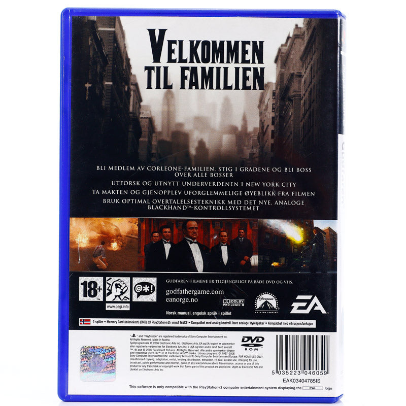 Gudfaren / The Godfather - PS2 spill - Retrospillkongen