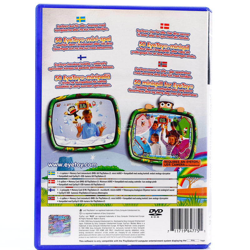 Eye Toy: Monkey Mania - PS2 spill - Retrospillkongen