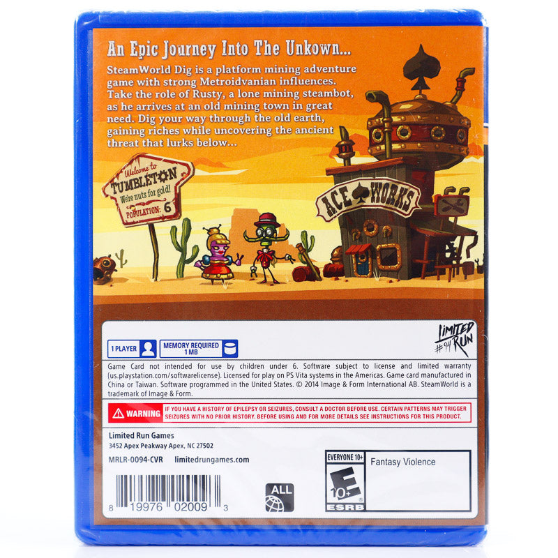 Steamworld Dig: A Fistful of Dirt (Forseglet) - PSV spill - Retrospillkongen