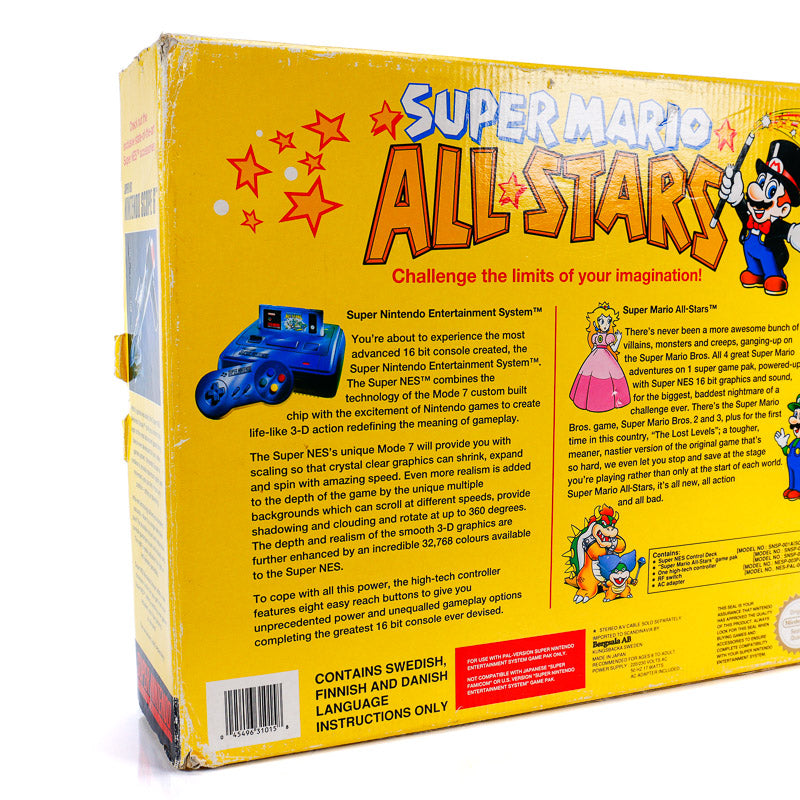 Super Nintendo Entertainment system (SNES) Konsoll pakke - Retrospillkongen