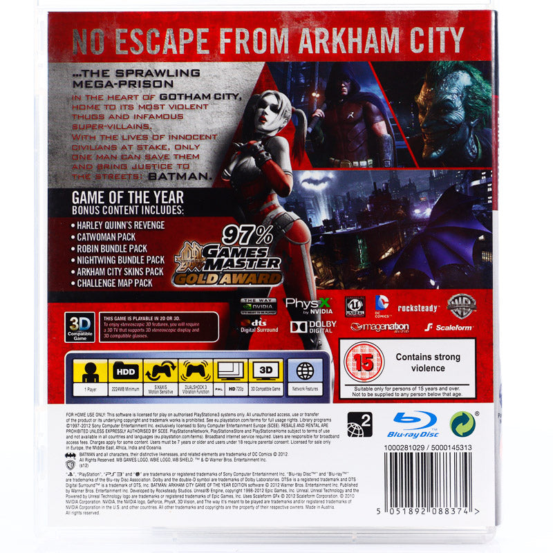 Batman: Arkham City Game of the Year Edition - PS3 spill - Retrospillkongen