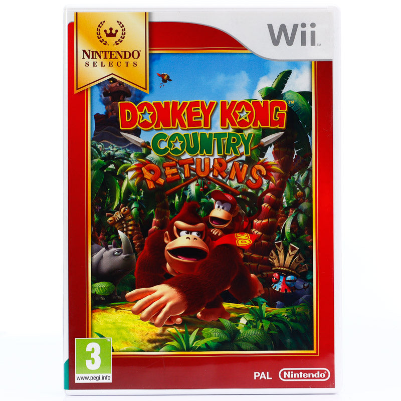 Donkey Kong Country Returns (Selects) - Wii spill - Retrospillkongen