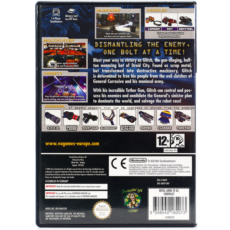 Metal Arms: Glitch in the System - Gamecube spill - Retrospillkongen