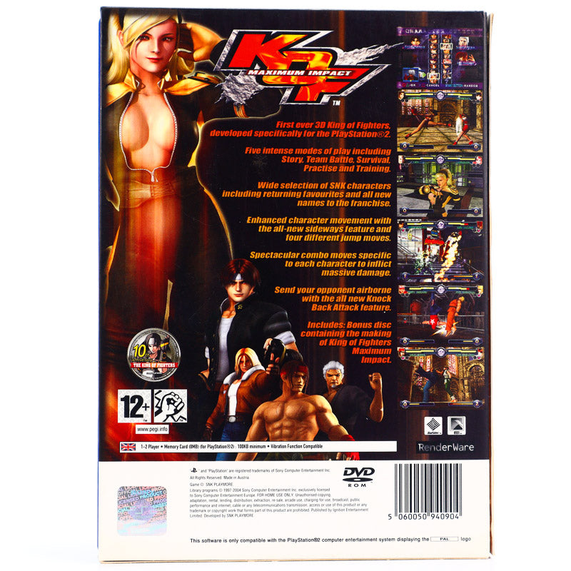 King of Fighters Maximum Impact Collectors Edition - PS2 spill - Retrospillkongen