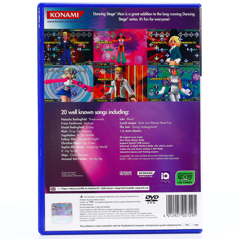 Dancing Stage Max - PS2 Spill - Retrospillkongen