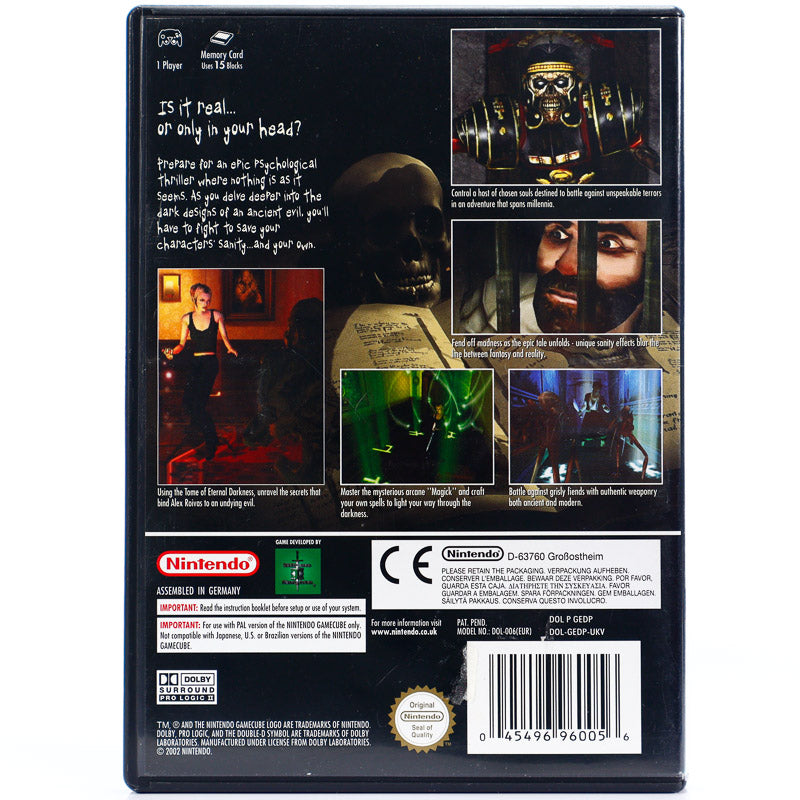 Eternal Darkness Sanity's Requiem - Gamecube spill - Retrospillkongen