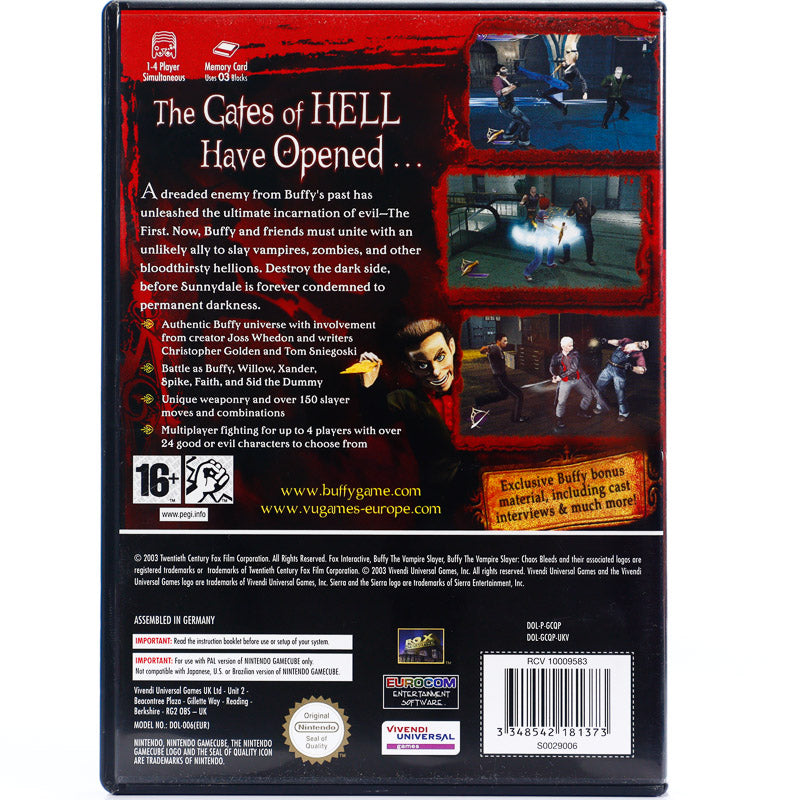 Buffy the Vampire Slayer: Chaos Bleeds - Gamecube spill - Retrospillkongen
