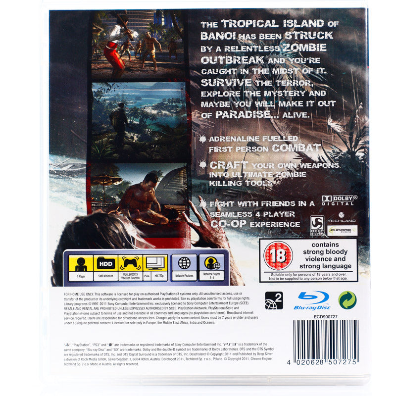 Dead Island - PS3 spill - Retrospillkongen