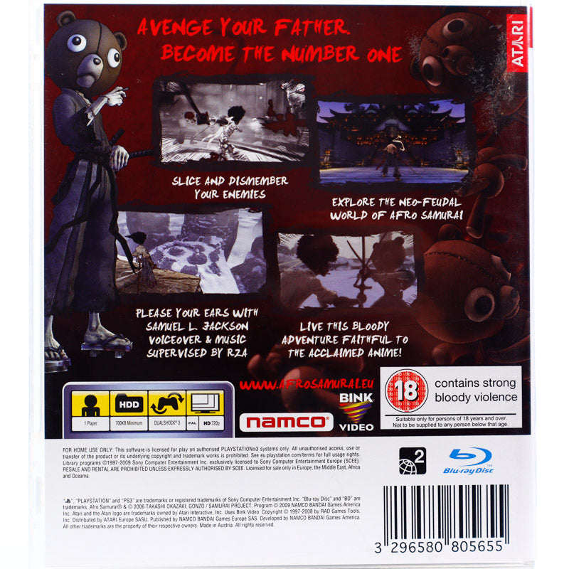 Afro Samurai - PS3 spill - Retrospillkongen