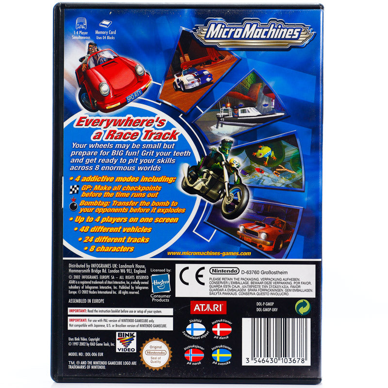 Micro Machines - Gamecube spill - Retrospillkongen