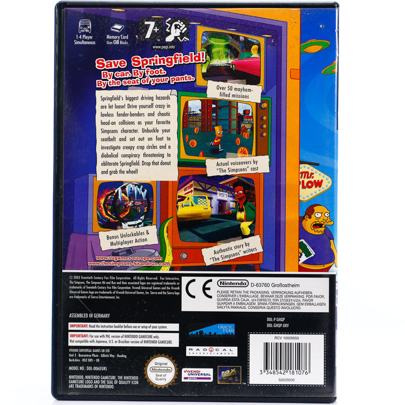 The Simpsons: Hit & Run - Gamecube spill - Retrospillkongen