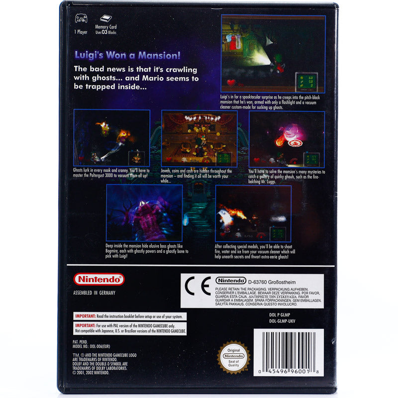 Luigi's Mansion - Gamecube spill - Retrospillkongen