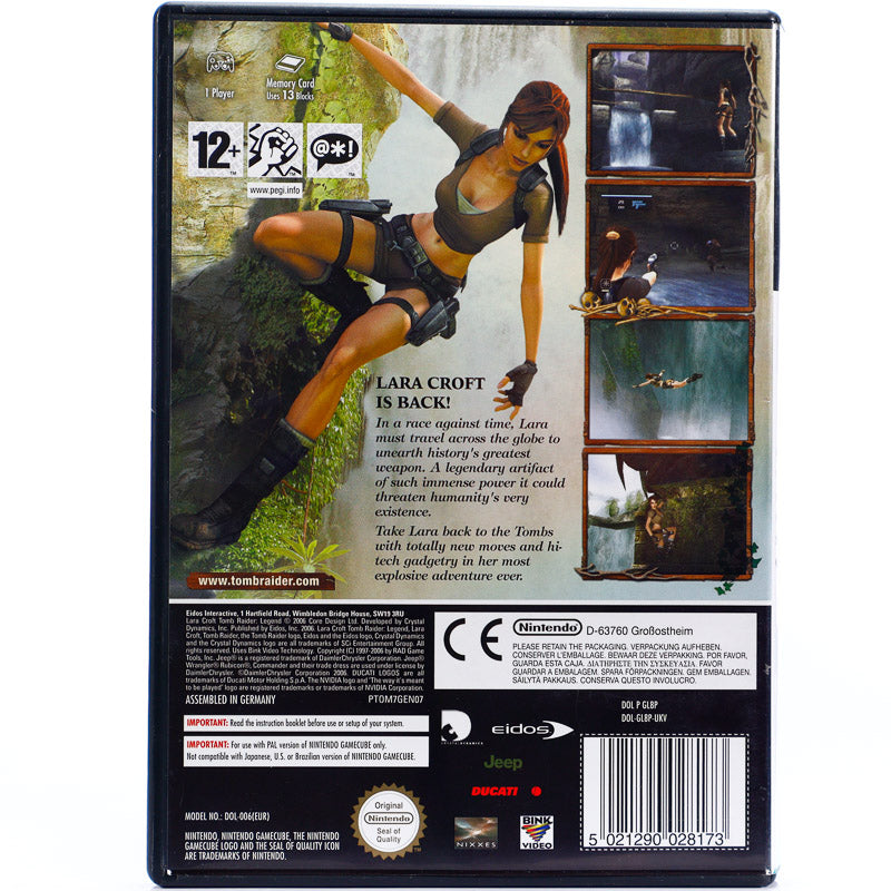 Lara Croft: Tomb Raiders Legend - Gamecube spill - Retrospillkongen
