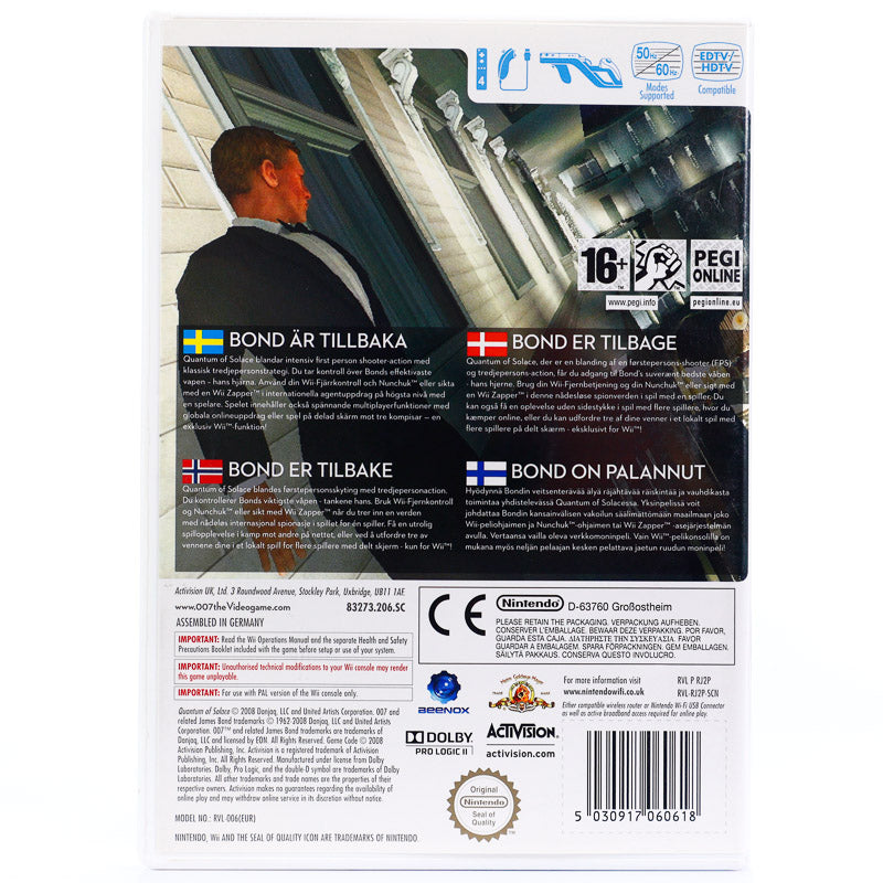 007: Quantum of Solace - Wii spill - Retrospillkongen