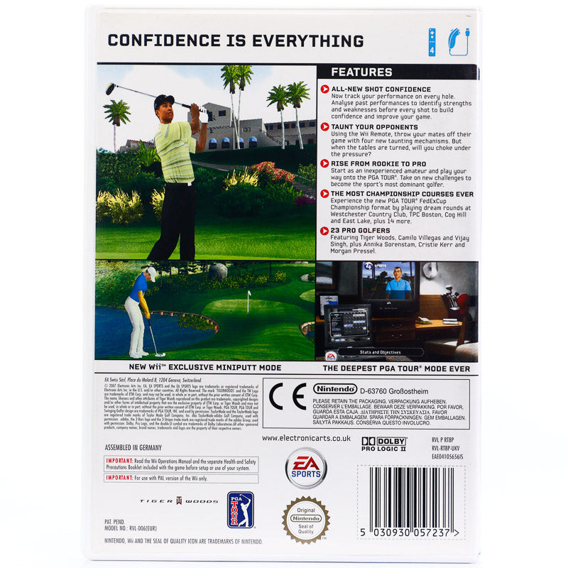Tiger Woods PGA Tour 08 - Wii spill - Retrospillkongen