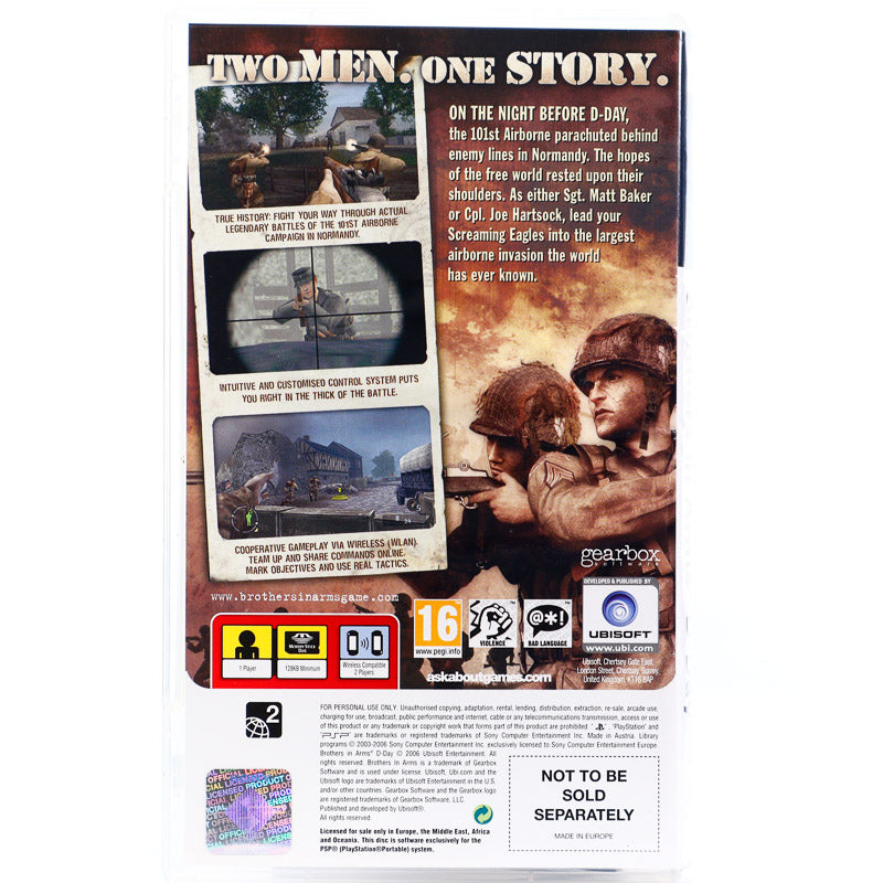 Brothers in Arms: D-Day - PSP spill - Retrospillkongen