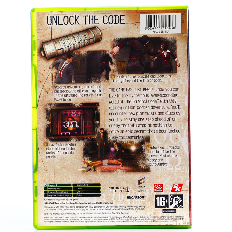 The Davinci Code - Microsoft Xbox spill - Retrospillkongen