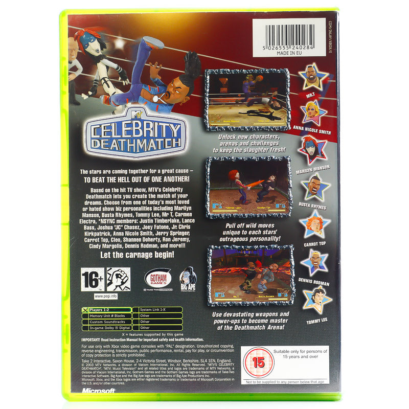 MTV Celebrity Deathmatch - Original Xbox-spill - Retrospillkongen