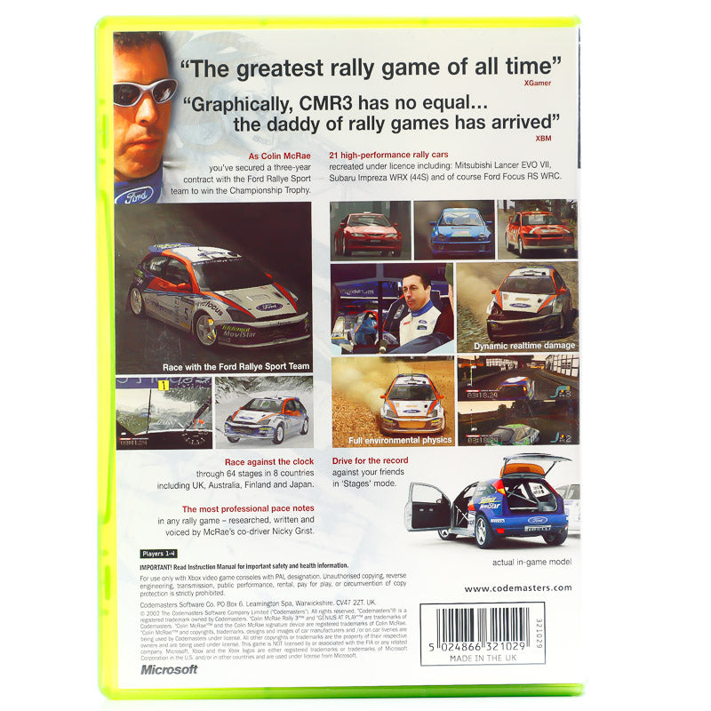 Colin McRae Rally 3 - Microsoft Xbox spill - Retrospillkongen