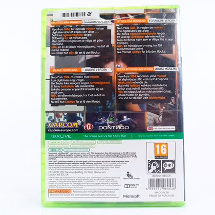 Nytt Forseglet Remember Me - Xbox 360 spill - Retrospillkongen