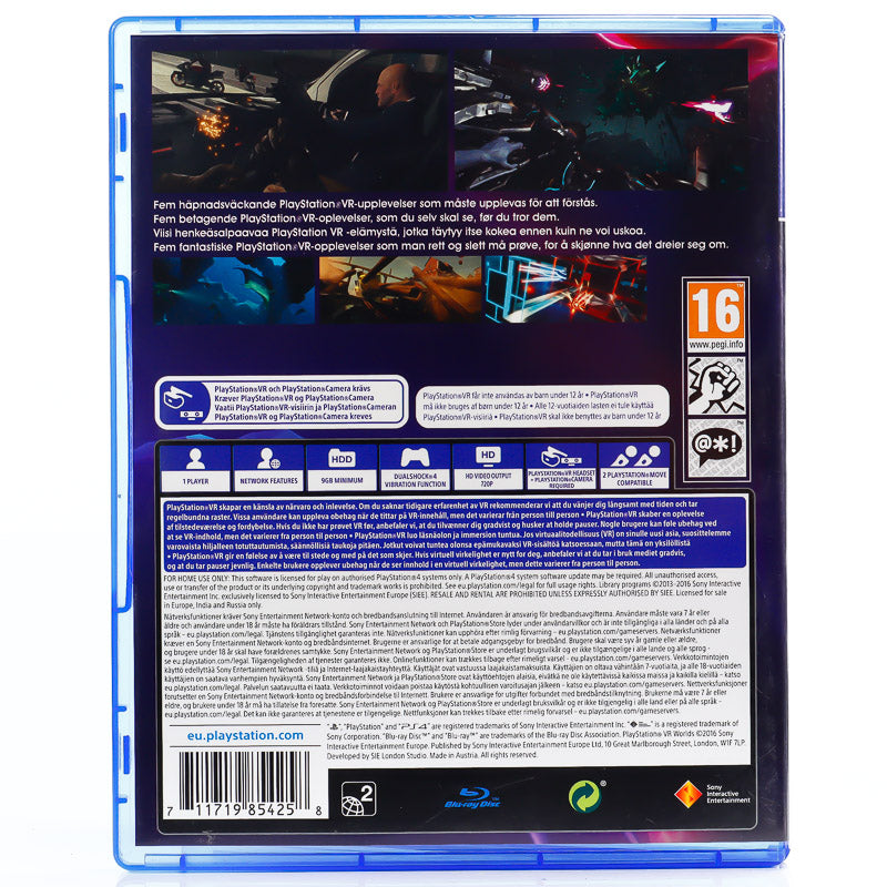 Playstation VR Worlds - PS4 VR spill - Retrospillkongen