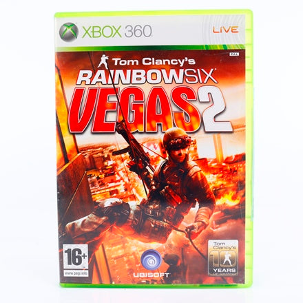 Jeu Rainbow Six Vegas 2 Pour Xbox 360 - Version Complète Boîte + Notice - En Excellent état