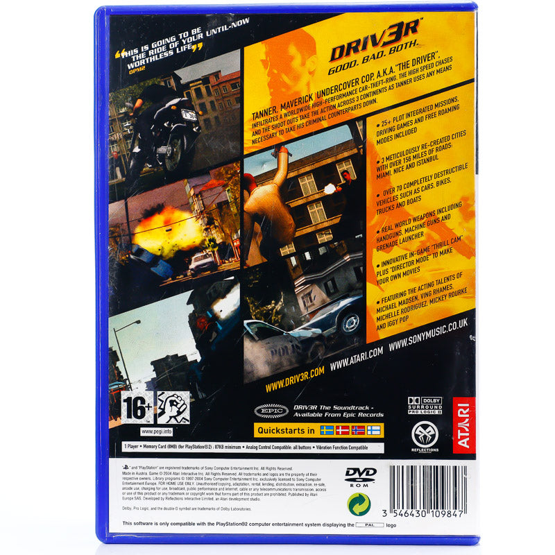 Driv3r - PS2 spill - Retrospillkongen