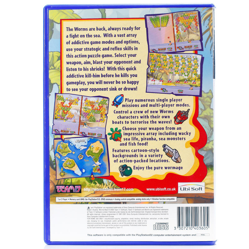 Worms Blast - PS2 spill - Retrospillkongen