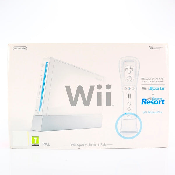 Nintendo Wii Sports Resort + Wii Sport Konsoll Pakke - Nintendo Wii Konsoll - Retrospillkongen