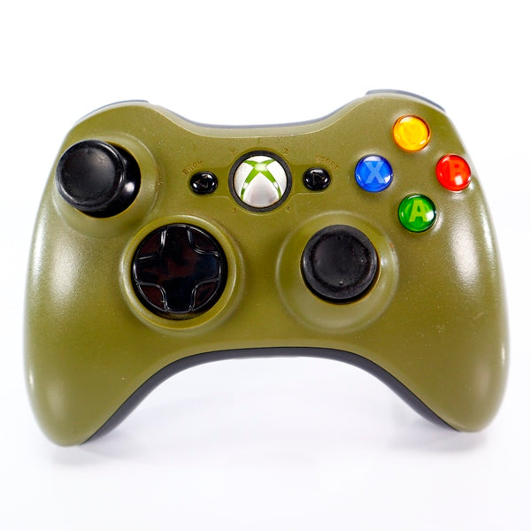 Xbox 360 Trådløs kontroll Military Green - Tilbehør - Retrospillkongen