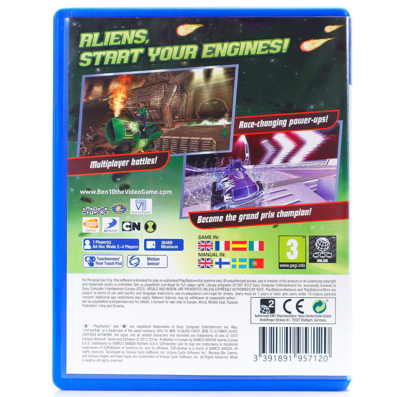 Ben 10: Galactic Racing - PSV spill - Retrospillkongen