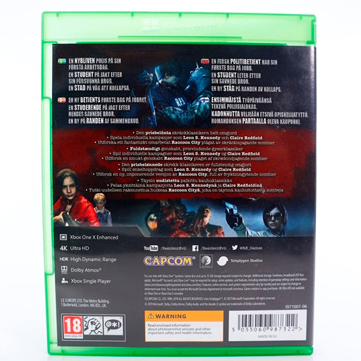 Resident Evil 2 - Xbox One spill - Retrospillkongen